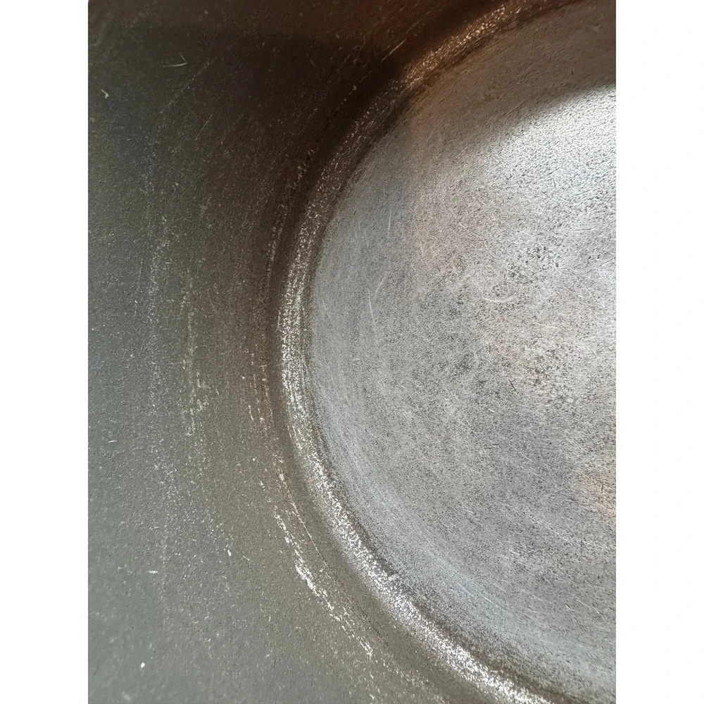 Vintage Club Cast Aluminum Dutch Oven‎ Pot with Lid Harvest Gold Tan Wood Knob